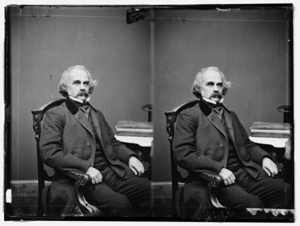 Nathaniel Hawthorne, ca. 1860-1865.