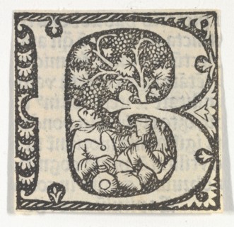 Decorated Roman alphabet, ca. 1499.