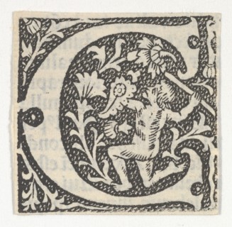 Decorated Roman alphabet, ca. 1499.