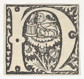Decorated Roman alphabet, ca. 1499.