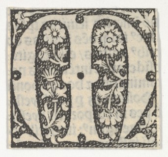 Decorated Roman alphabet, ca. 1499.