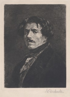 Portrait of Eugène Delacroix, 1889.