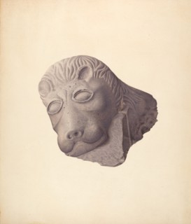 Lion's Head (one of pair), c. 1940.
