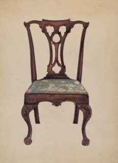 Chippendale Side Chair, 1935/1942.