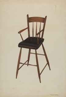 High Chair (for infants), c. 1938.