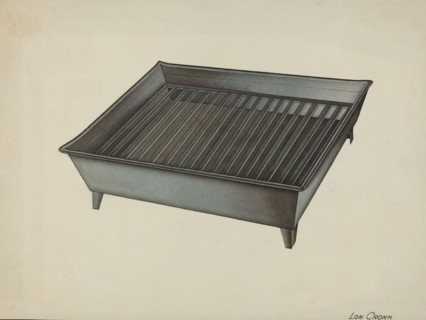 Shaker Tin Dish Drainer, c. 1941.