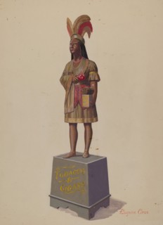 Tobacco Store Figure, 1935/1942.
