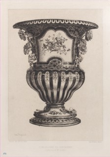 Porcelain from Vincennes, 1862.