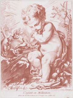The Meditating Child, ca. 1760.