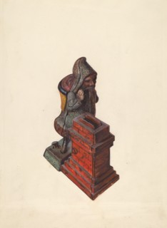 Toy Bank: Santa Claus, c. 1937.