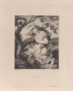 The Storm, after Greuze, 1873.