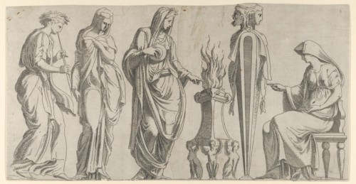 A Sacrifice, mid-16th century.