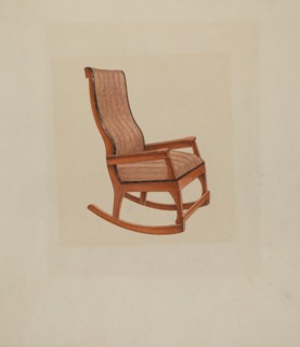 Shaker Rocking Chair, c. 1938.