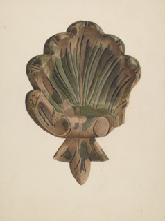 Wood Carving - Shell, c. 1939.
