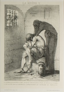 Plate Five from Misery, 1851.