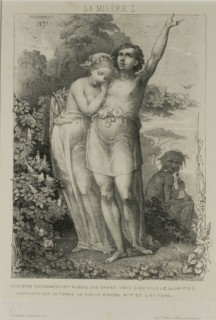 Plate One from Misery, 1851.