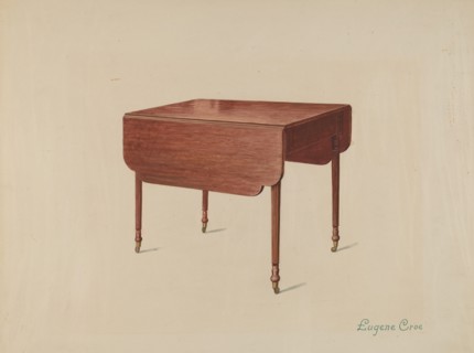 General Cass Table, c. 1936.