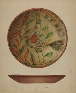 Pa. German Plate, 1935/1942.