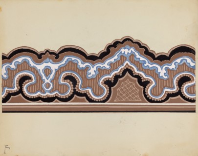 Wall Paper Border, c. 1937.