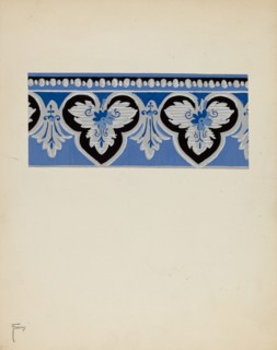 Wall Paper Border, c. 1937.