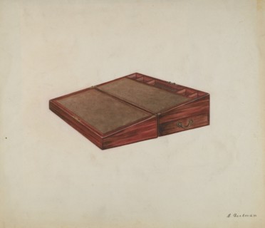 Writing Desk, Lap, c. 1941.