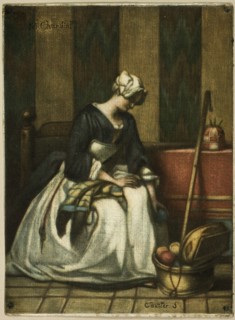 The Tapestry Worker, 1743.