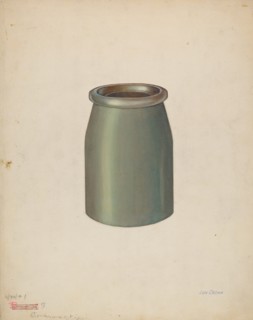 Stoneware Quart Jar, 1941.