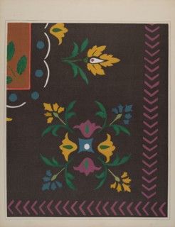 Stencilled Floor, c. 1938.
