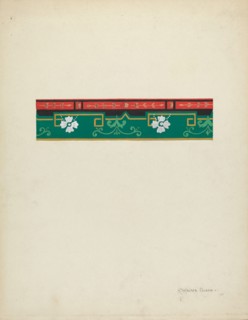 Wallpaper Border, c. 1940.
