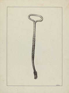 Stove Lid Lifter, c. 1937.