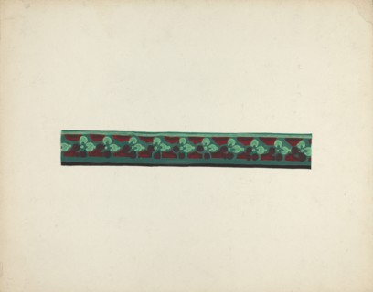 Wallpaper Border, c. 1939.