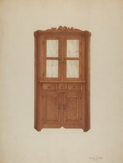 Corner Cupboard, c. 1941.