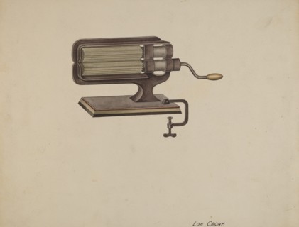 Fluting Iron, 1935/1942.