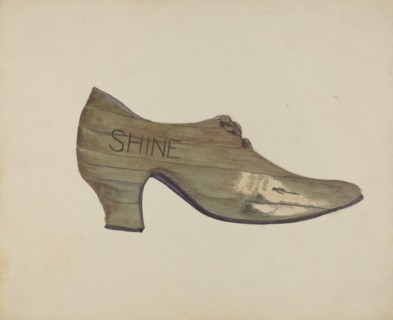 Shoe Shop Sign, c. 1937.