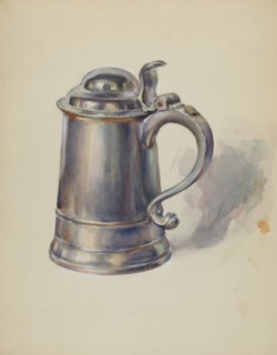 Pewter Tankard, c. 1936.