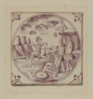 Fireplace Tile, c. 1936.