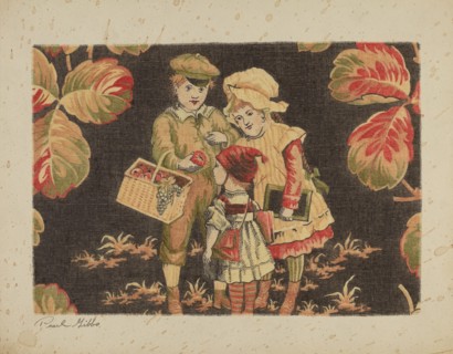 Printed Cotton, c. 1940.