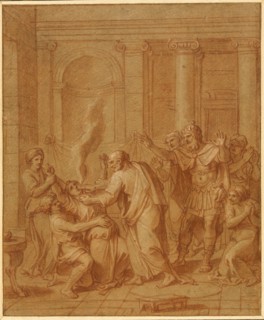 Death of Sapphira, n.d. Creator: Francois Verdier.