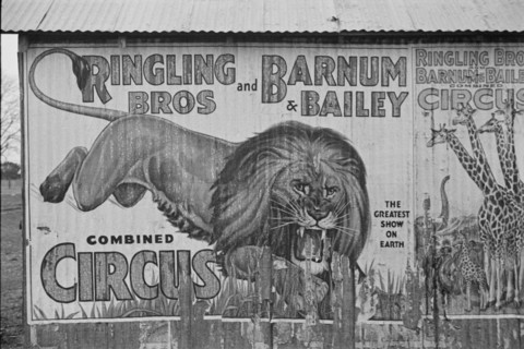Circus poster, Alabama.