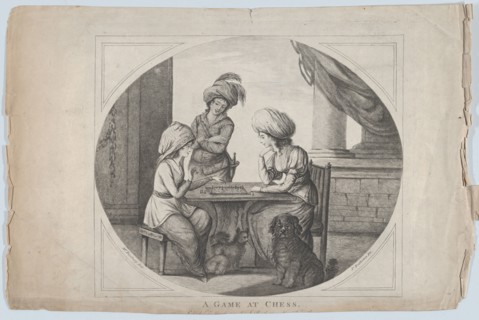 A Game at Chess, 1780.