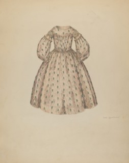Girl's Dress, c. 1937.