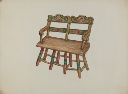 Doll Settee, c. 1938.