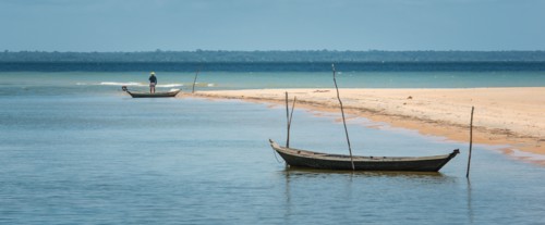 Beach in the Amazon.