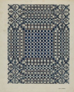 Coverlet, c. 1937.