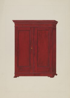 Wardrobe, c. 1937.
