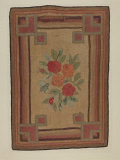 Hooked Rug, 1941.