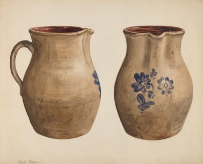 Pitcher, c. 1937.