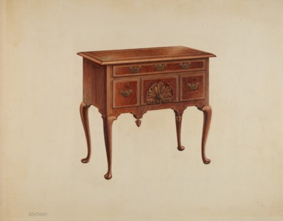 Lowboy, c. 1938.