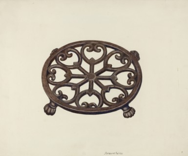 Trivet, c. 1941.