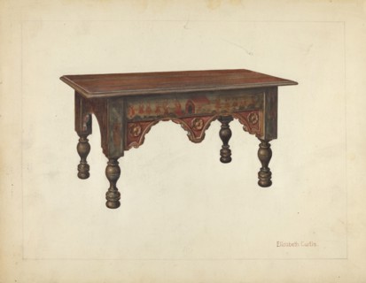 Bench, c. 1953.